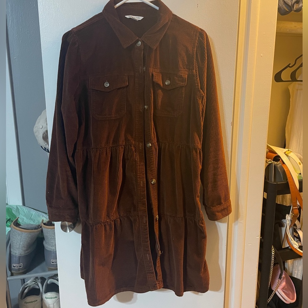 Button up dress